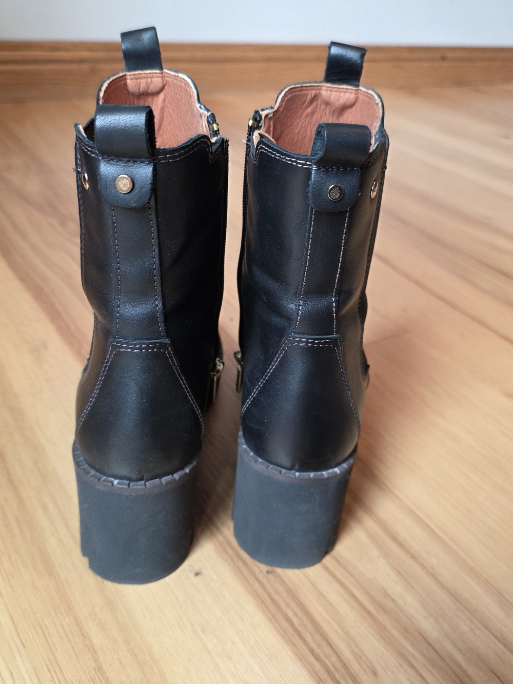 Pikolinos Black Chelsea Ankle Boot with Black Elastic Side Panel - Picture 7 of 10
